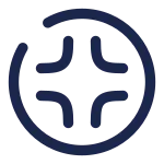 Quit Full Screen Circle SVG Icon